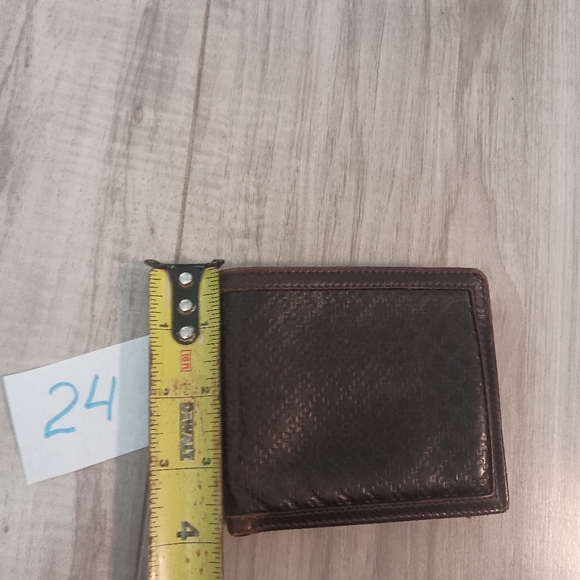 Authentic Gucci Wallet Color Brown Men's Bi-fold Geniune Leather - Picture 13 of 13